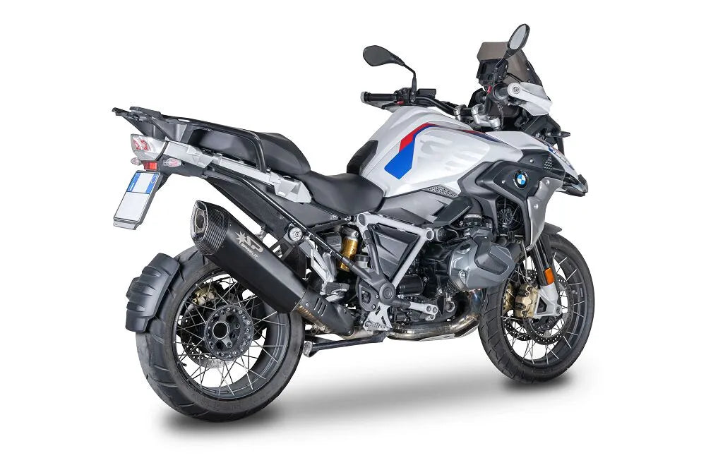 Spark Fighter Evo Slip-on Muffler With Carbon Fiber End Cap - ECE Street Legal Approved