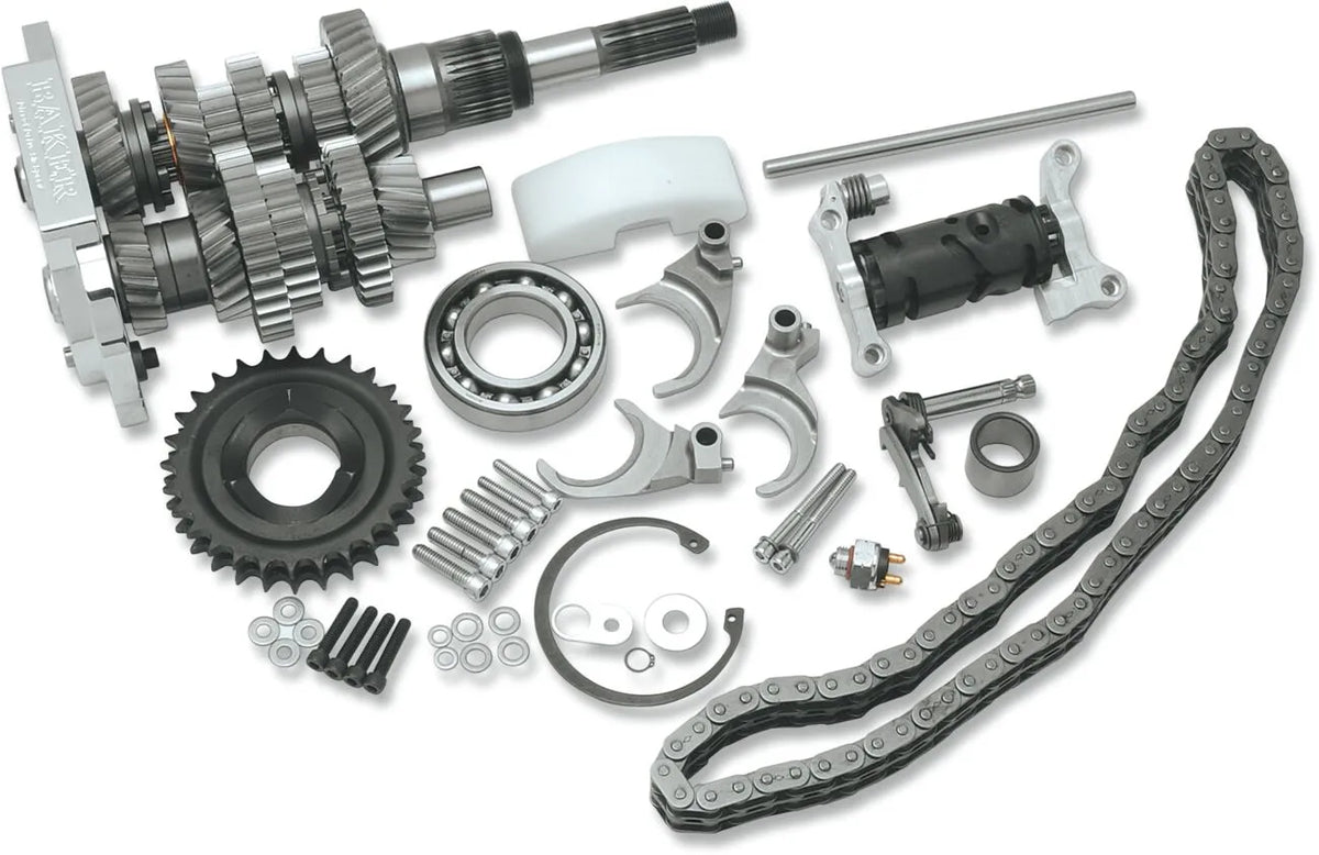 Baker Drivetrain Direct Drive 6-Speed Gear Set Polished for HD