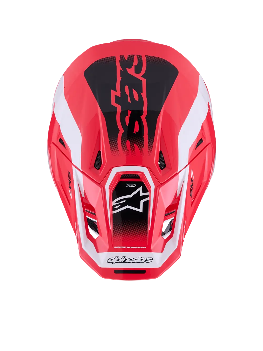 Alpinestars S-m7 Deed Helmet - Mx, Off-road - Red/black/white