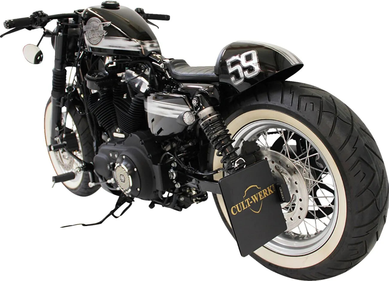 Cult Werk License Plate Holder With Led Light