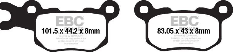 Ebc Tt Sport Carbon Fusion Brake Pads For Tout Terrain/enduro