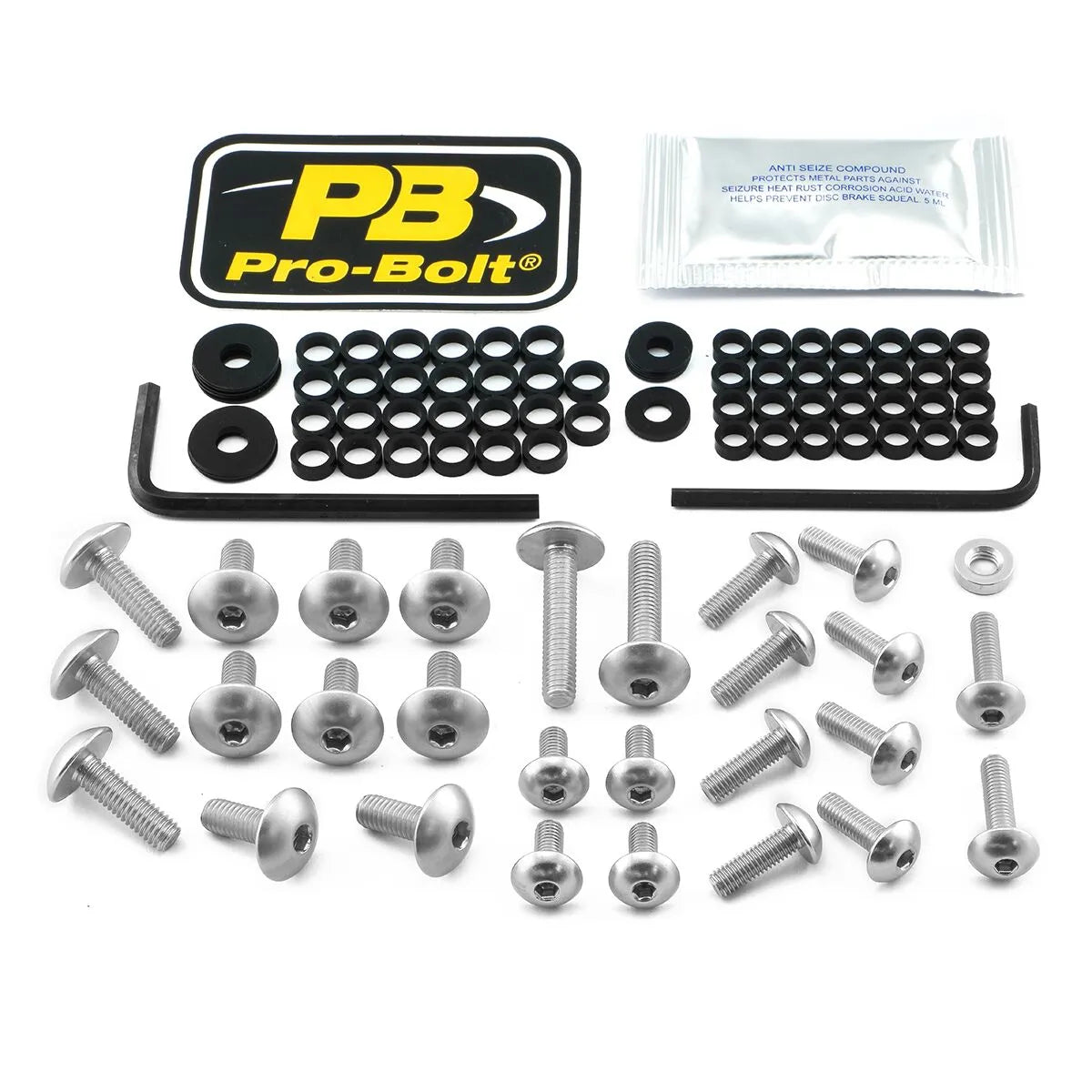Pro Bolt Aluminium Fairing Bolt Kit For Kawasaki