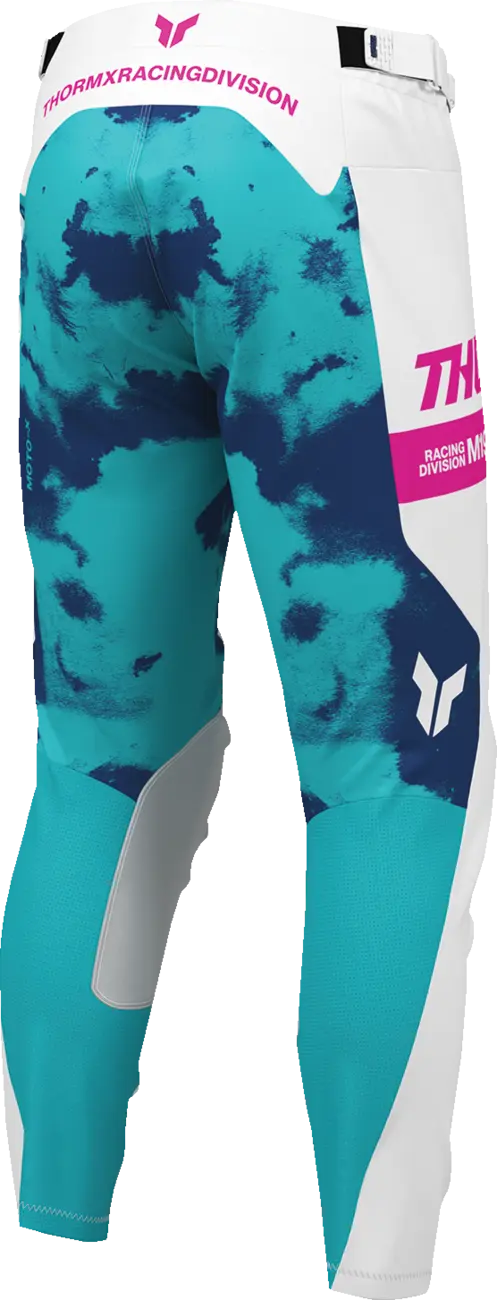 Thor Launchmode Bleach Pants - Blue/Pink/White/Aqua