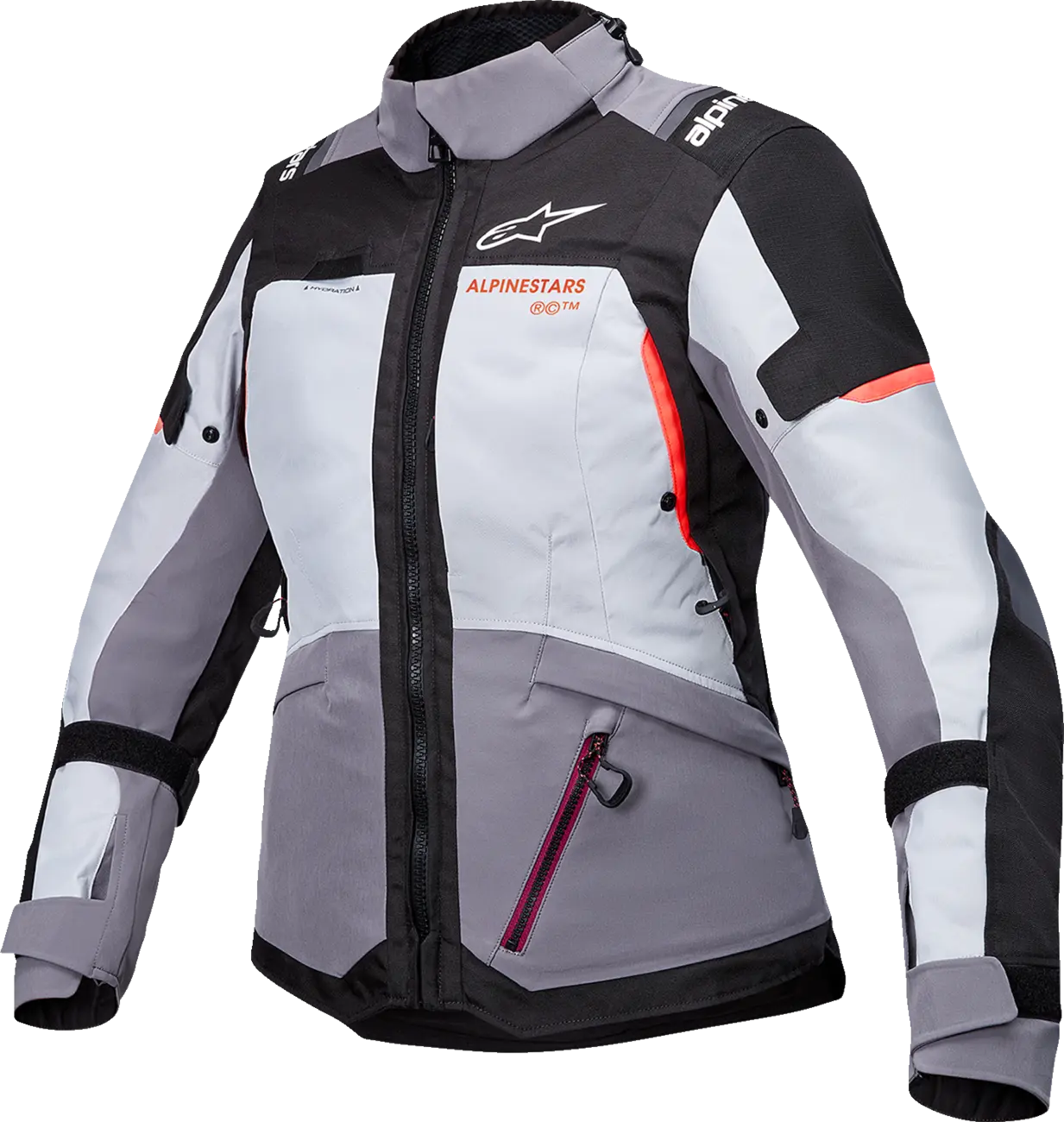 Alpinestars Stella Andes V4 Drystar Women's Textile Jacket - Black/Gray/Coral