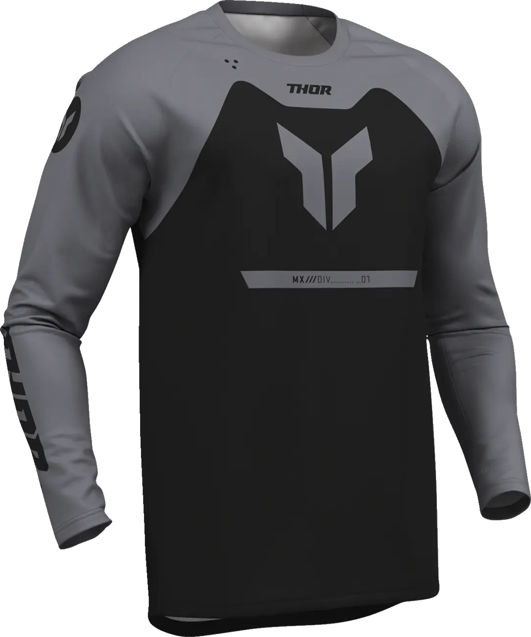 Thor Youth Ridemode Menace Jersey - Black/Gray