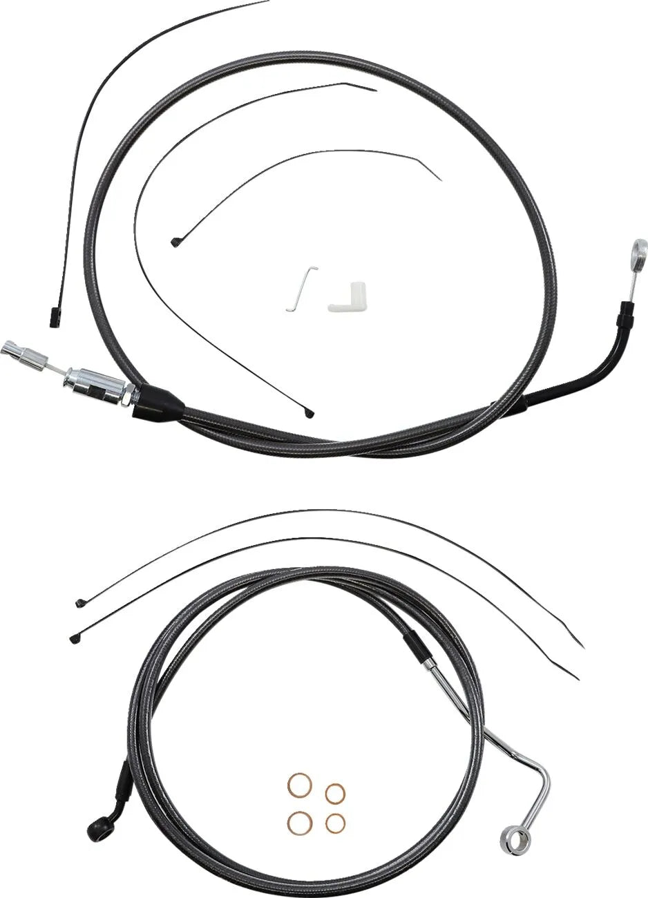 Magnum Shielding Black Pearl Handlebar Installation Kit for 10"