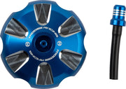 Moose Offroad Aluminum Gas Cap - Blue