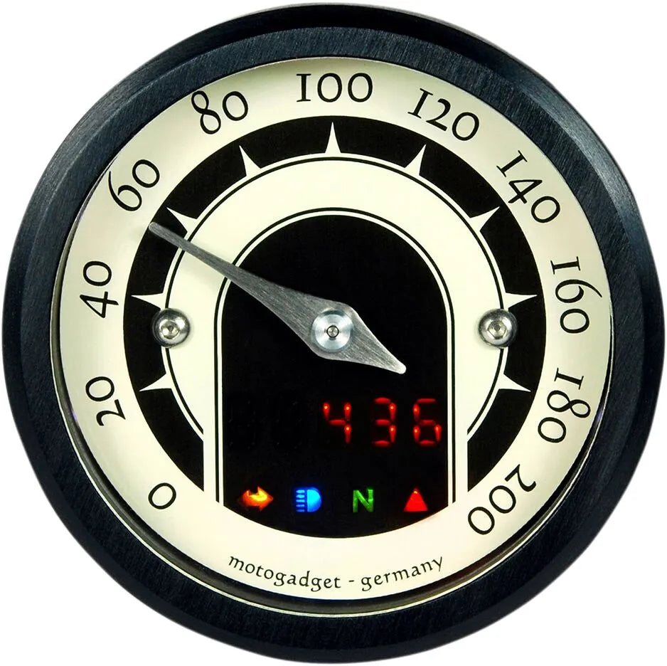 Motogadget Mst Speedometer - Analog Retro Style