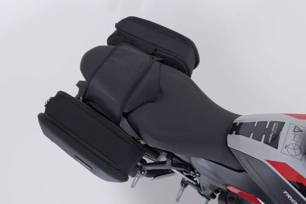 Sw-Motech PRO BLAZE H Saddlebag Set Black with Heat Guard