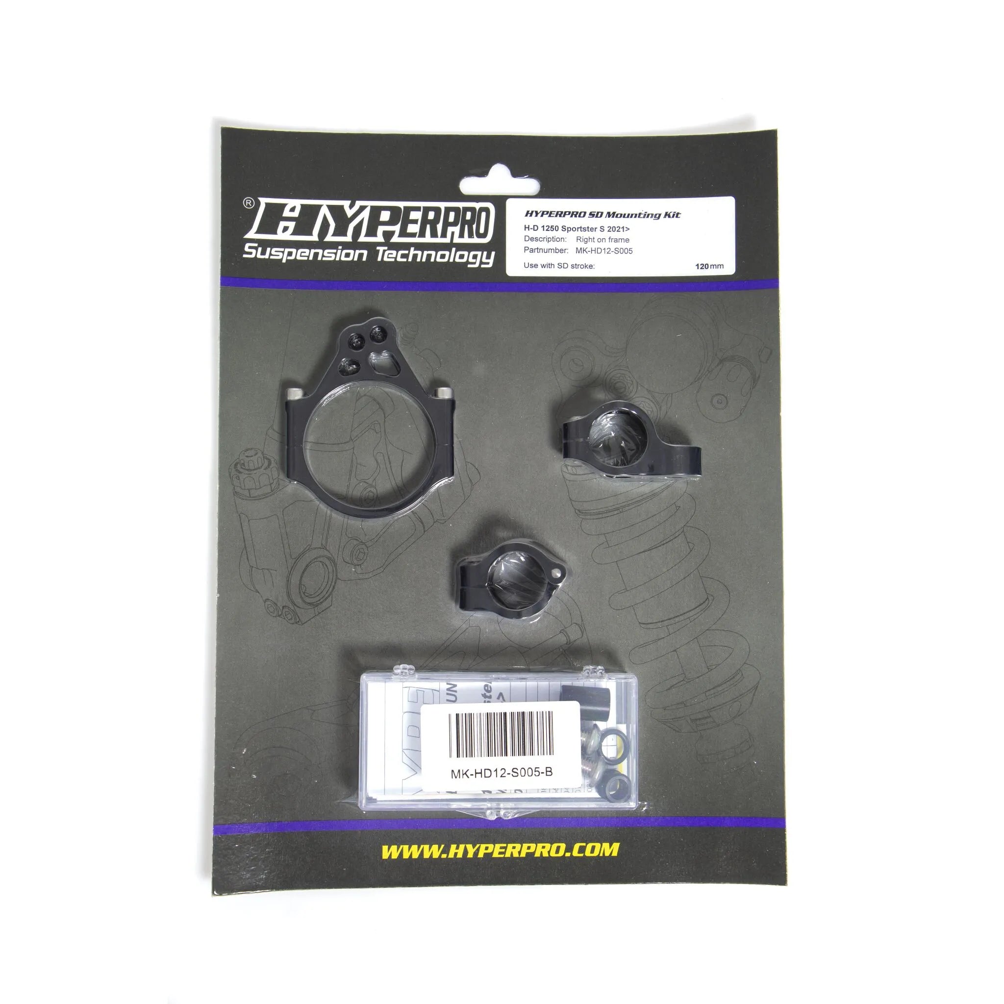 Hyperpro Steering Damper Mounting Kit