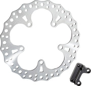 Arlen Ness Jagged Floating Brake Rotor - 13" Stainless Steel - Front