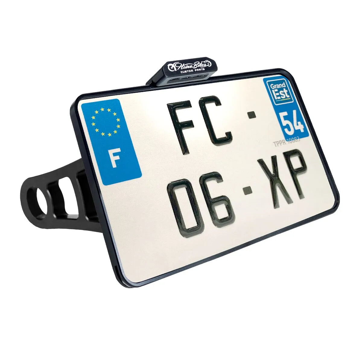 Heinz Bikes License Plate Side Mount For 1" Axles