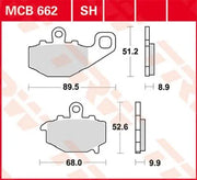 Trw All Round Sintered Metal Brake Pads