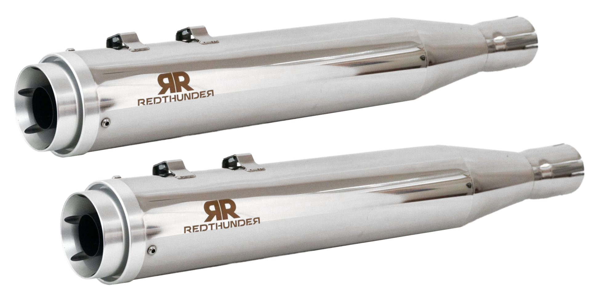 Redthunder Slip-On Mufflers for Milwaukee Eight Touring – Exhaust