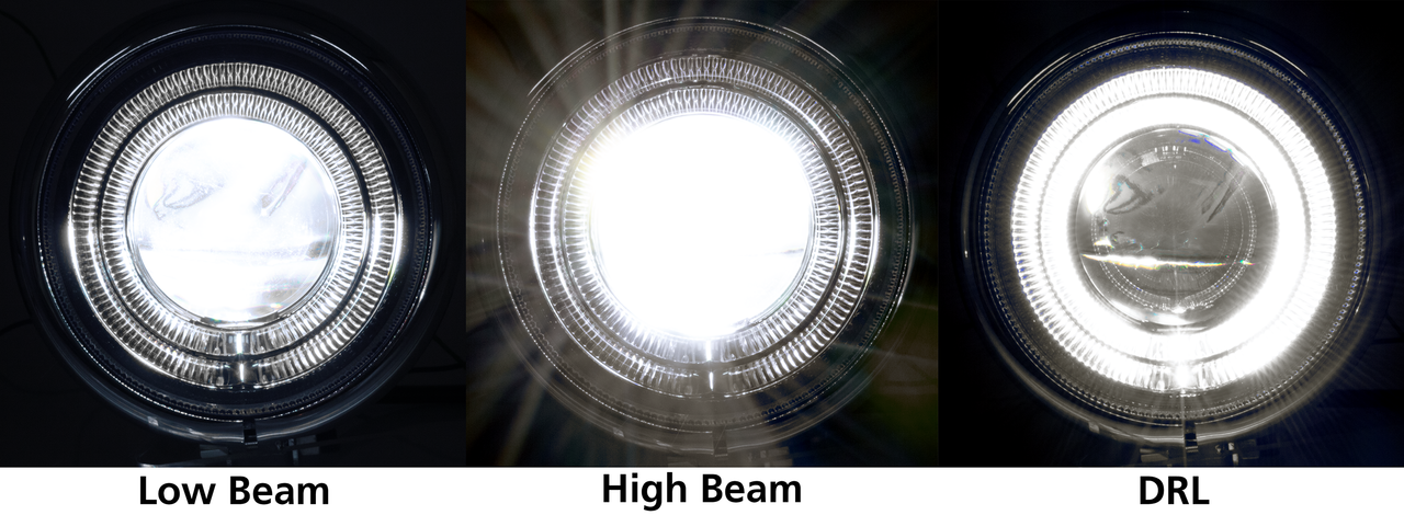 Zodiac 5 3/4 Inch Odyssee Bottom Mount LED Headlights – Electric & Light