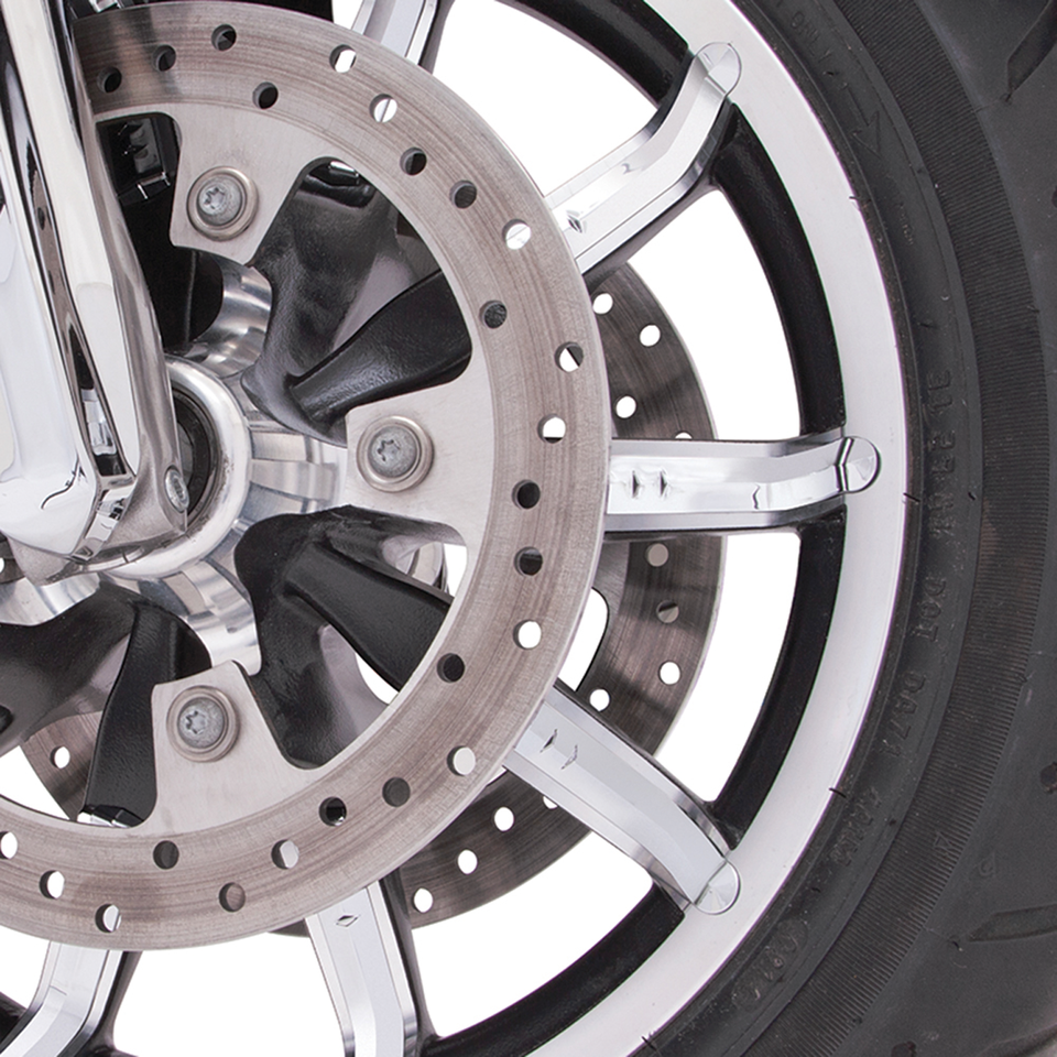 Ciro Chrome Faceted Wheel Accents