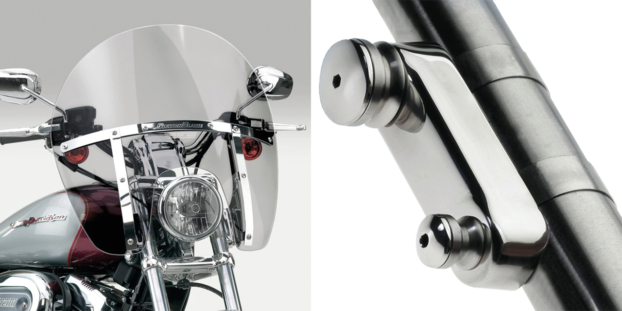 National Cycle Switchblade Chopped Quick-Release Windshields