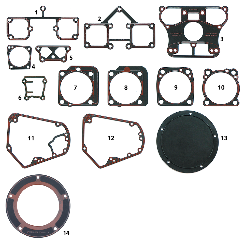 James Gaskets Silicone Beaded Base Gaskets for EVO Engines – Gasket & Seals