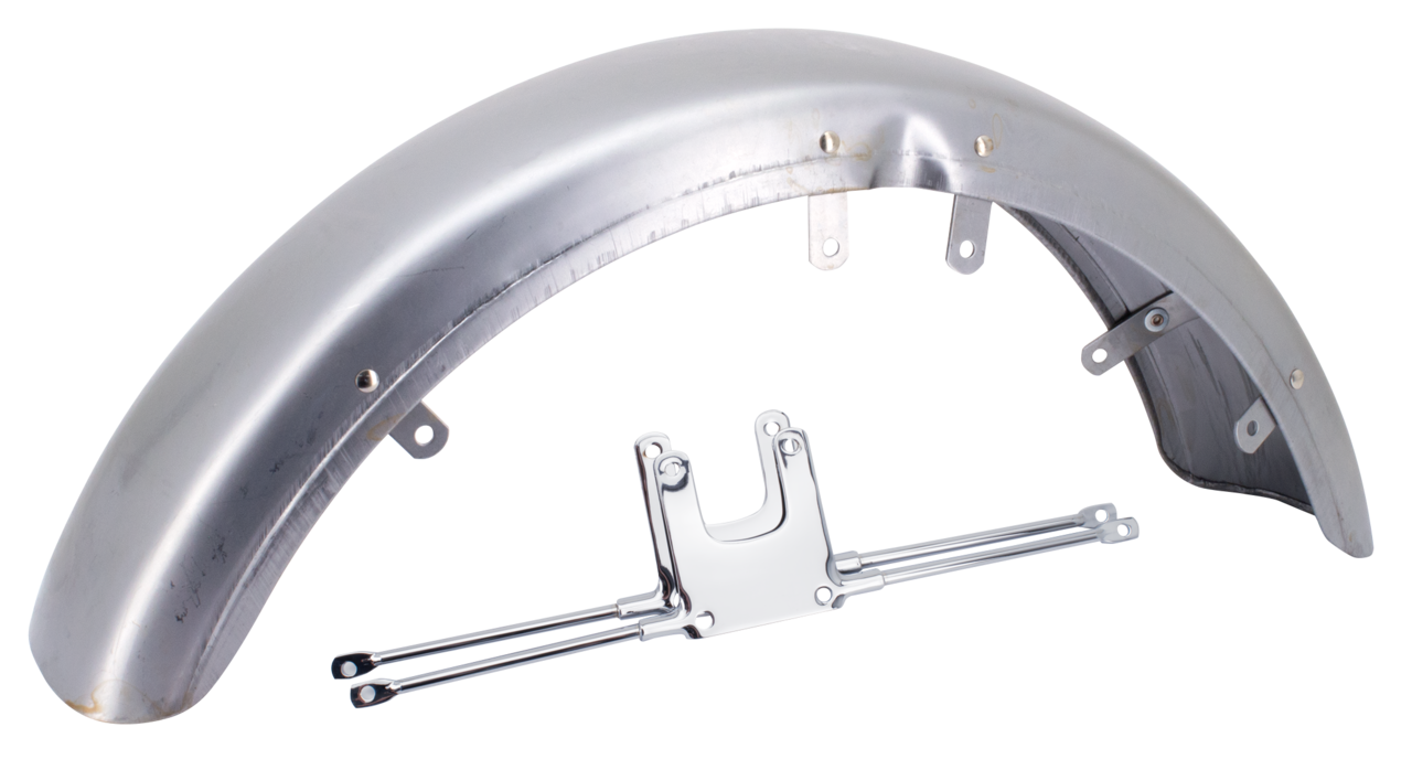 Zodiac Front Fender for Harley Narrow Glide – Fender & Struts