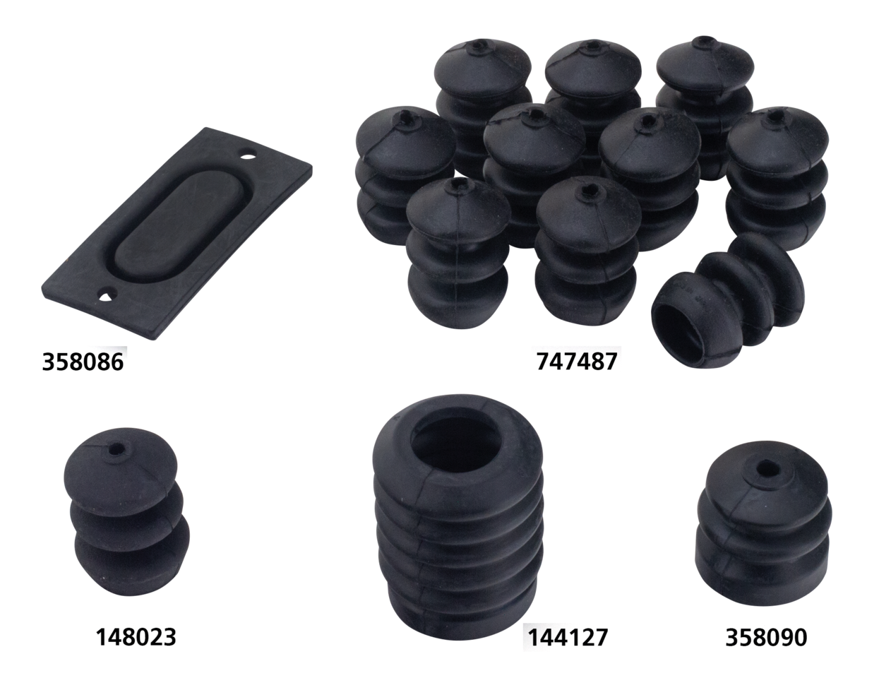 Zodiac Rear Brake Master Cylinder Cap & Dust Seals – Foot Control
