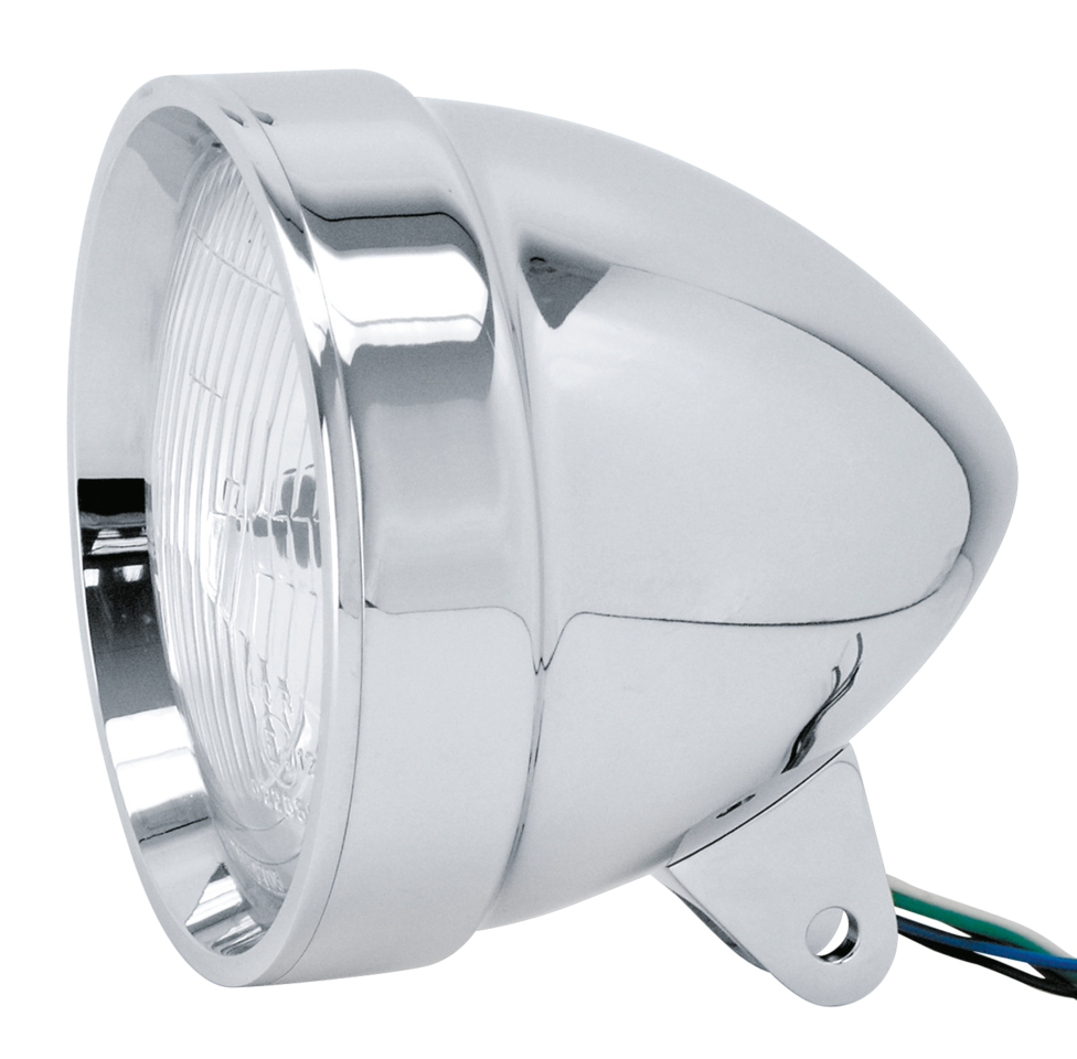 Zodiac EU Approved 5 3/4" Chrome Billet Aluminum Headlights – Electric & Light