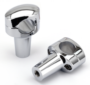 Zodiac Fusion Ii Billet "tapered Oval Head" Fat Bar Risers – Handlebar