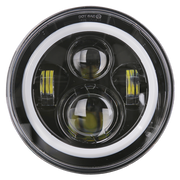 Zodiac 7" Wrangler Halo LED Headlight Unit – Electric & Light