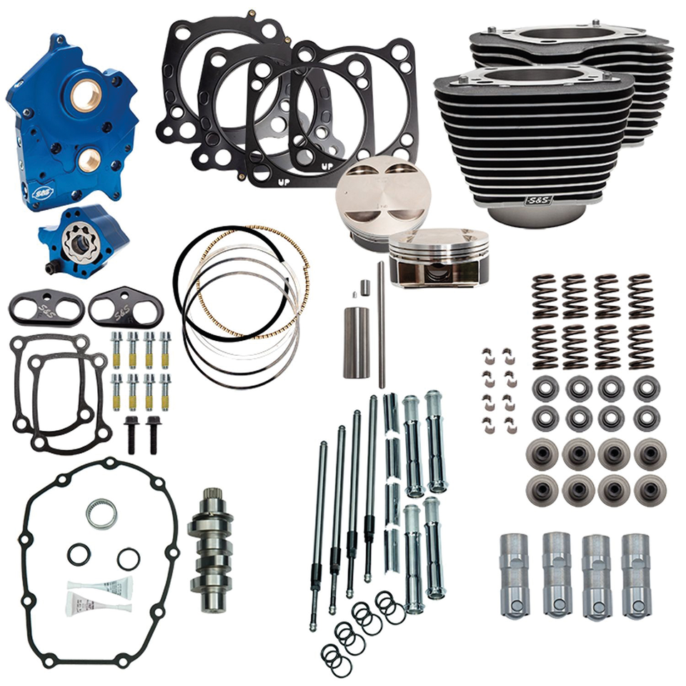 S&S 124CI, 128CI, 129CI & 132CI Power Packages for Milwaukee Eight – Engine