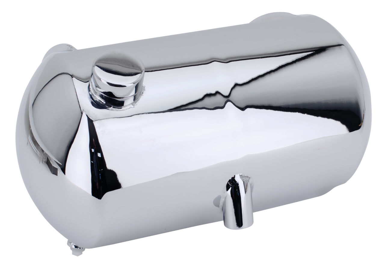 Zodiac Chrome Plated Custom Oil Tank for Softail – Gas- & Oil Tank