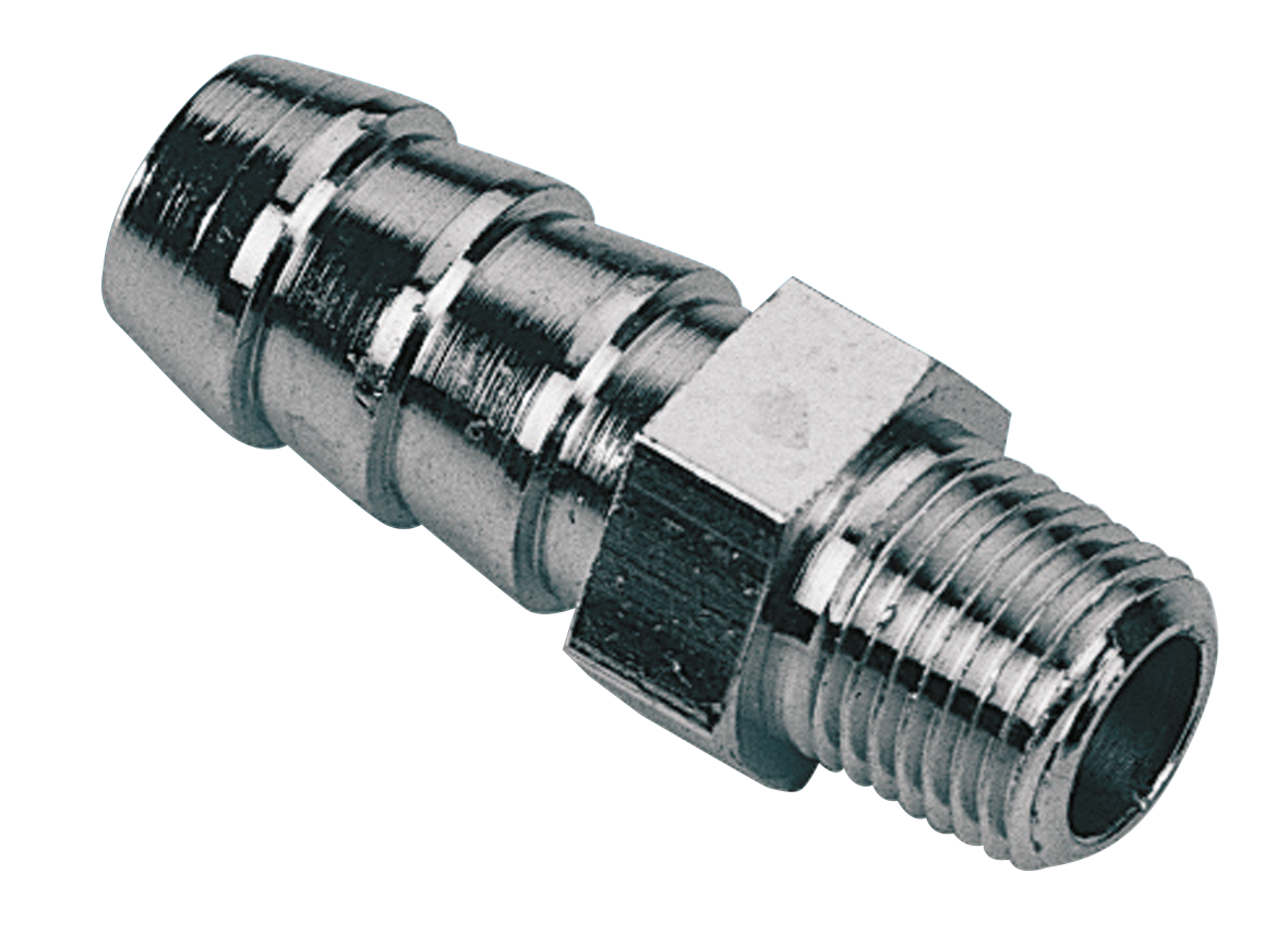 Bender Cycle Chrome Oil Line Fitting – Gas- & Oil Tank