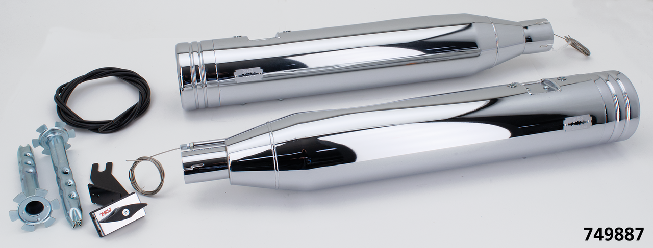 Mcj Adjustable Exhausts for Touring