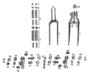 Samwel Supplies Old Style Springer Front Forks