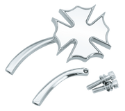 Zodiac Chrome Royal Mirror with Curved Stem – Handlebar