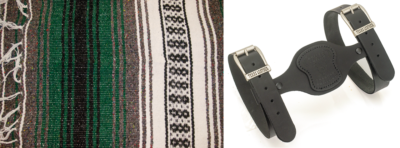 Texas Leather Mexican Blankets – Helmets