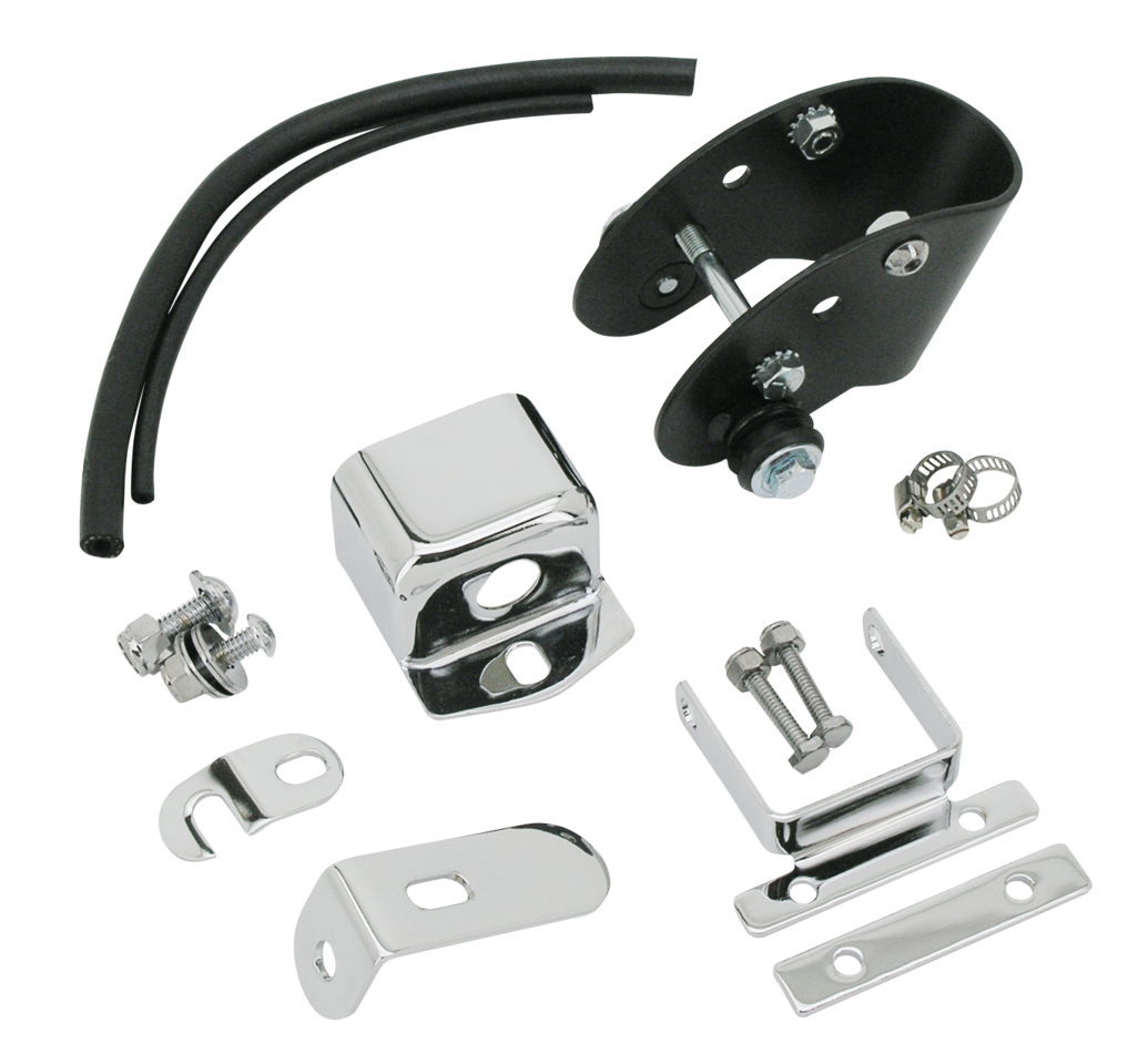 One Piece "rubber Mounted" Fat Bob Tank for Sportster – Gas- & Oil Tank