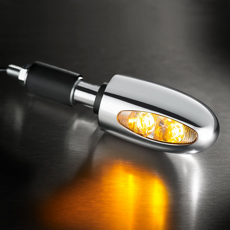 Kellermann Kellerman BL1000 Twin Eyes Handlebar Tip Turn Signals – Electric & Light