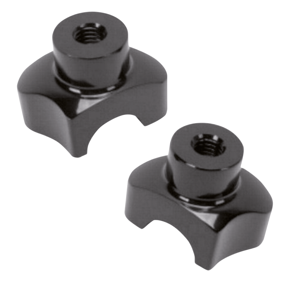 Zodiac Late Style Shorty Handlebar Risers