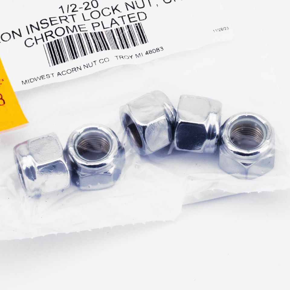 Midwest Acorn Nut Company Chrome Nyloc Nut Assortment – Hardware