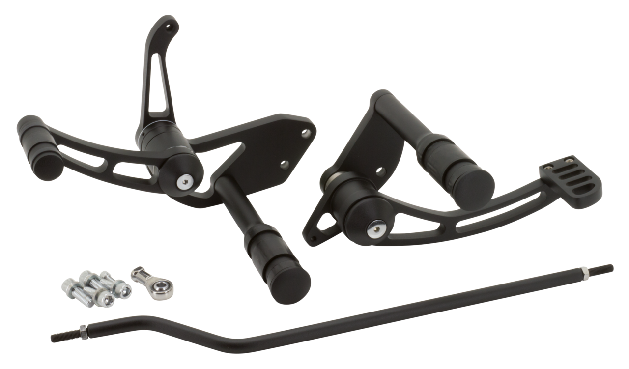 Zodiac Billet Aluminum Forward Control Kit for Dyna – Foot Control
