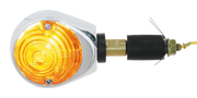 Zodiac Chrome "ox-Eye" Handlebar Turn Signals – Electric & Light