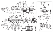 Colony 3-BRUSH "32E" & "52E" Generator Parts for Models 1932-1957 – Engine Electrics