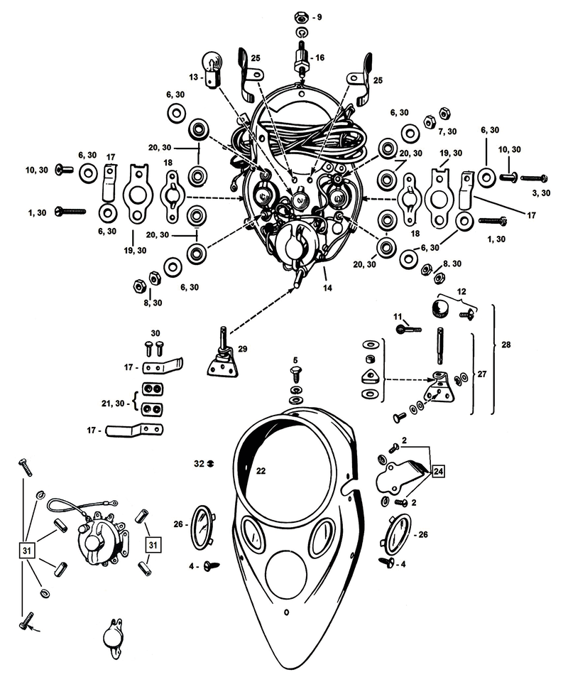 Samwel Supplies Instrument Panel 1937-1946 – Gauges & Dashes
