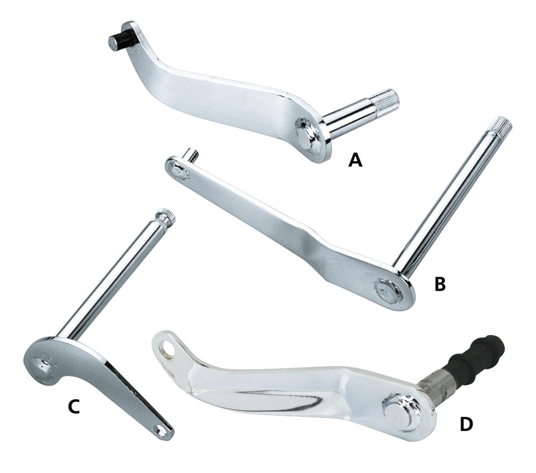 Zodiac Chrome Plated Shifter Shafts – Foot Control