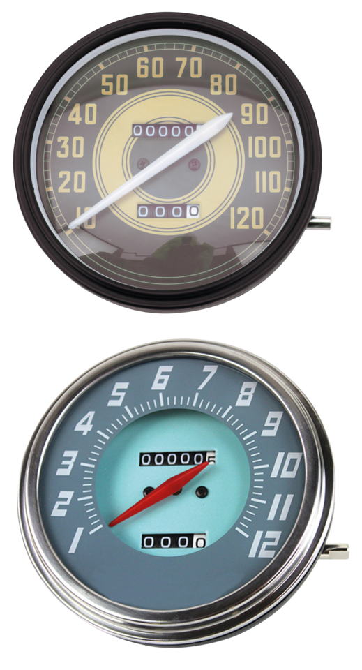 V-Twin Speedometers for Flathead, Servi-Car & Big Twin – Gauges & Dashes