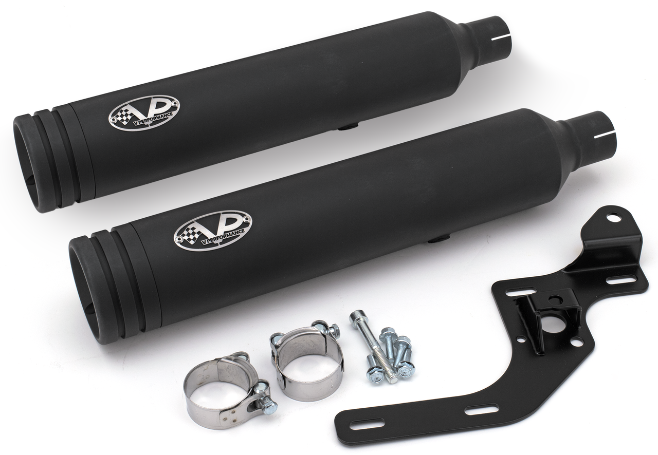 V-Performance Slip-On Mufflers for Milwaukee Eight Softail – Exhaust