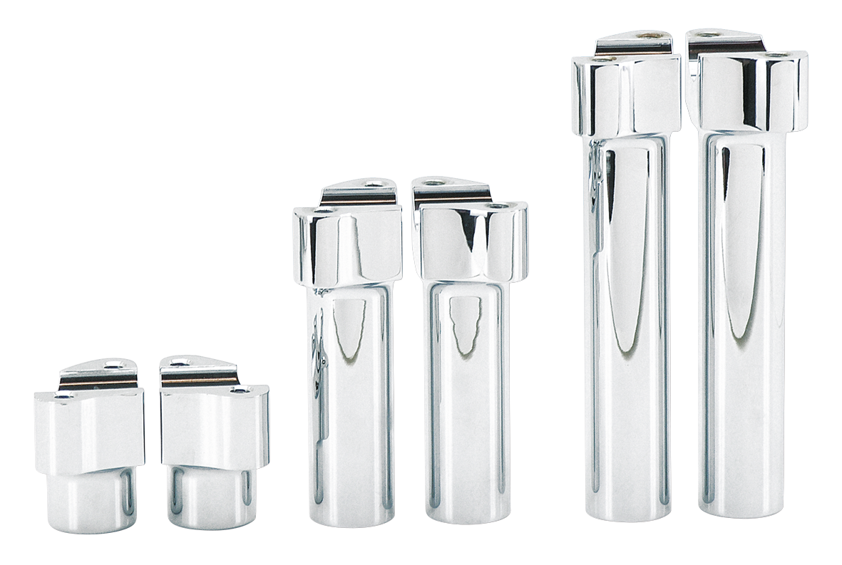 Zodiac Chrome Billet Aluminum Risers – Handlebar
