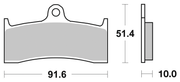 SBS Brake Pads for After Market Calipers