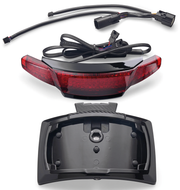 Ciro Latitude Lightstrike Tail Light & License Plate Holder for Touring – Electric & Light