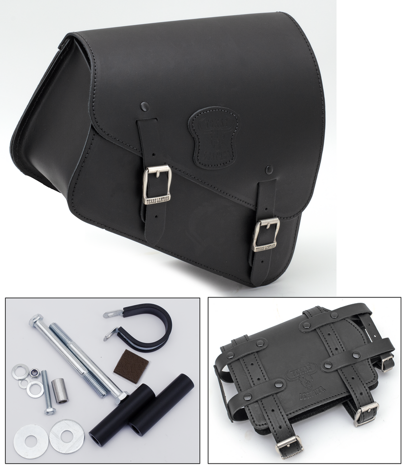 Texas Leather Sportster Frame Bag with Bottle Holder – Luggage