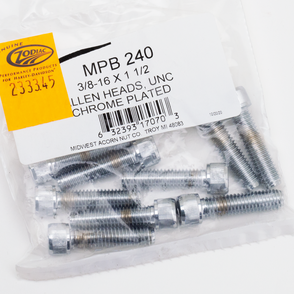 Midwest Acorn Nut Company Chrome Plated Allen Head Screws Assortment Knurled – Hardware